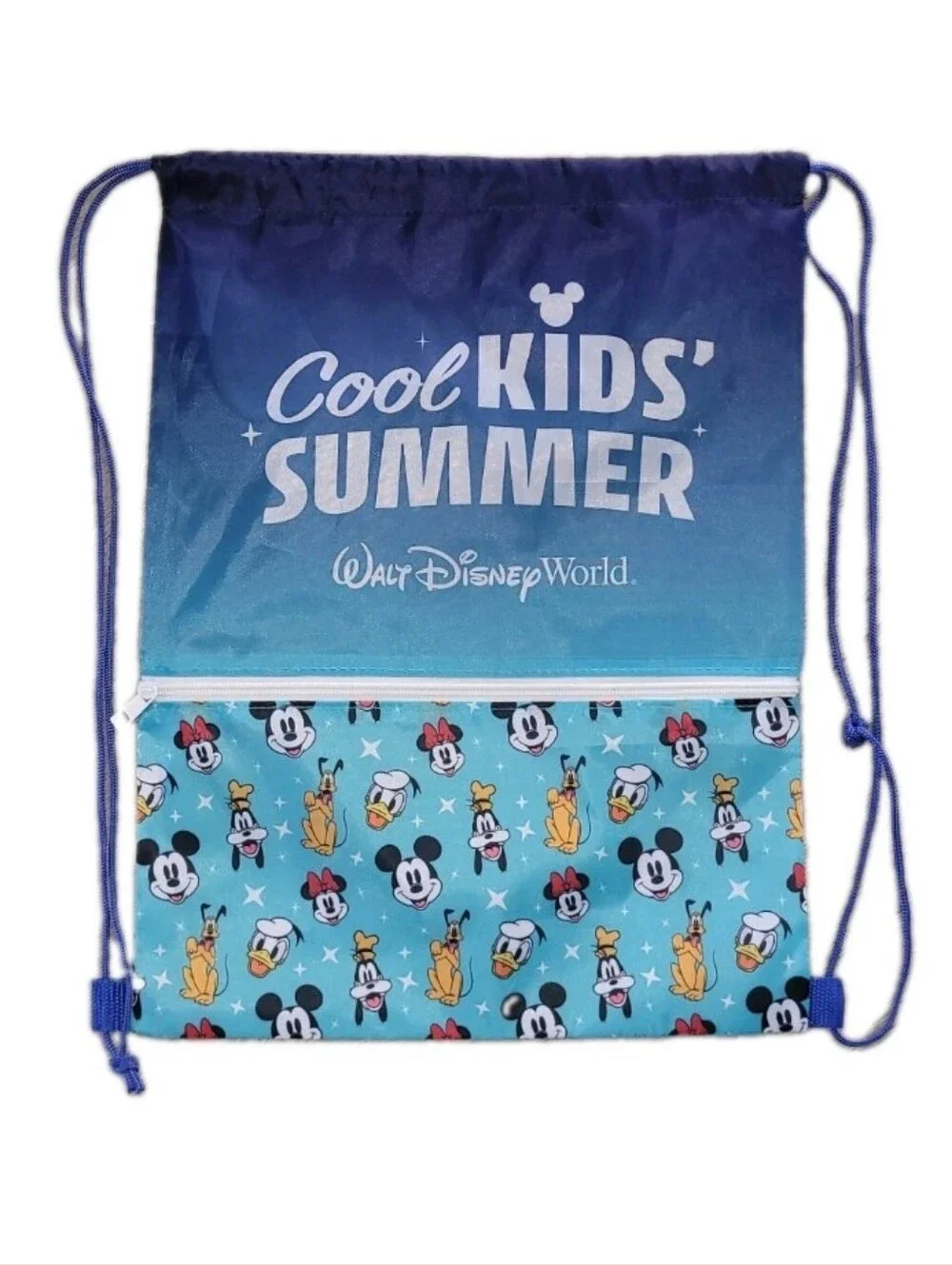 Walt Disney World CoolKids’Summer 2026 Limited Release Large Drawstring Backpack